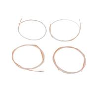 perfeclan 4 corde di ricambio con avvolgimento in nylon, tono gradevole, corde per liuto professionale Moon per principianti
