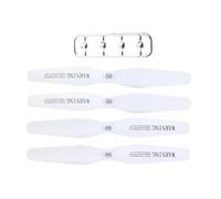 Perfeclan 4 Pezzi di eliche di Ricambio per droni, Parti di Ricambio da 5,71 Pollici, Elevata durezza con Tappo, Pezzi di per ZD8-gps ZD5 P30 ZD6-gps ZD8, Bianco