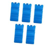 Perfeclan 5 Pezzi Blocchi di Ghiaccio Scatola di Raffreddamento Antiscivolo per Latte materno Borsa di Ghiaccio Vuota Borsa Termica isolata, Blu