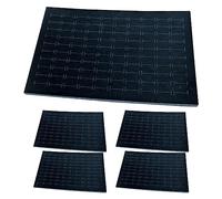 Perfeclan 5Pcs Anelli in Velluto Inserti per Gioielli Inserti per Anelli Inserto in gommapiuma Anelli per Custodie per Gioielli Anelli in Velluto, Nero