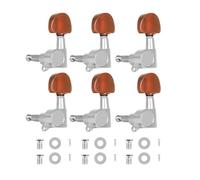 perfeclan 6x piroli per corde di chitarra, meccaniche, parti di ricambio per strumenti musicali, chiavi di accordatura con 6 viti