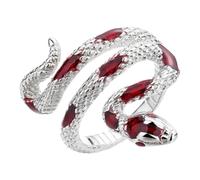 Perfeclan Anello di Serpente Apertura Regolabile Accepente Accessorio Accessorio Prom Creative Fashion Fashion Elegante Dichiarazione di Gioielli per Le Sue