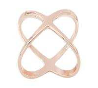 Perfeclan Anello per Sciarpa Lavorato a Maglia, Accessorio Regalo per Donne e Ragazze, Resistente, per Magliette, Cravatte e Fermagli, Oro Rosa