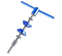 Perfeclan Attrezzo per Movimento Centrale Estrattore per Serie Sterzo Pressa per Cuscinetti Utensile per Calotte in Lega di Alluminio con Manico Antiscivolo Ad, Blu