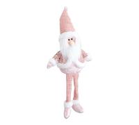 perfeclan Bambola di peluche natalizia da collezione, classica decorazione natalizia per Capodanno, decorazione per del soggiorno, Vecchio Dalle Gambe Lunghe