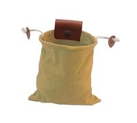 perfeclan Borsa da foraggiamento in tela con passante per cintura, 8,5x7,9 pollici, compatta, leggera, resistente all'acqua, multiuso, con coulisse, Cachi