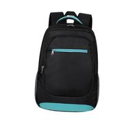 perfeclan Borsa da tennis Laptop Backpack Gear Borsa di stoccaggio Pacchetto Duffel Side Tasca, Nero