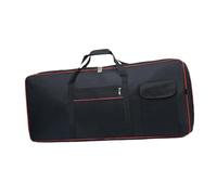 perfeclan Borsa da trasporto per tastiera a 61 tasti Custodia impermeabile portatile Comoda protezione con manici Spallacci regolabili, 93x25x7 cm