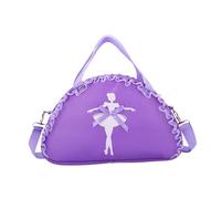 perfeclan Borsa da viaggio multiuso per ragazze Borsa da ballo per danza classica per lezioni di danza classica e saggi di danza, VIOLA