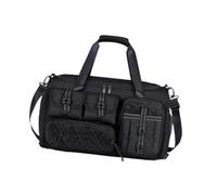 perfeclan Borsa per palestra e viaggio con scomparto per calzature, Nero