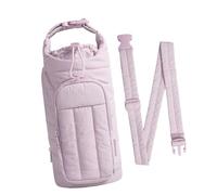 Perfeclan Borsa portaborraccia con Custodia per Telefono, Portatile con Tracolla, portaborraccia a Tracolla per Ciclismo, Viola Chiaro