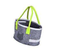 perfeclan Borsetta del giocatore audio inoltro con la custodia portatile portatile in feltro custodia trasportatore di custodia per la custodia per picnic, Manico Verde