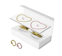 Perfeclan Braccialetti permanenti Kit Coppia Braccialetti e lei con Gioielli di Chiusura per Appuntamenti per l'attività Notturna San, 1 Oro 1 Oro Rosa