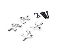 Perfeclan Braccio oscillante Posteriore Inferiore Braccio di Sospensione Posteriore Inferiore per Auto RC in 1/28, Robusto e Resistente, Accessorio di, Argento