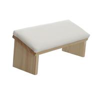 perfeclan Bracciolo per unghie Manicure Cuscino per le mani Tavolo da scrivania Stazione premium Bracciolo per unghie Poggiamano Accessorio per il tecnico delle, Bianco