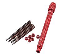 perfeclan Cacciavite per auto RC, set di utensili RC, parti di ricambio robuste, accessori di facile installazione, lega di alluminio per 1/30 SCX30 D411, Rosso