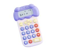perfeclan Calcolatrice a Forma di Dinosauro, Calcolatrice Intelligente Portatile per L'apprendimento, per Studenti, Bambini, Regali per Bambini, Blu