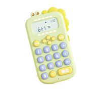 perfeclan Calcolatrice a Forma di Dinosauro, Calcolatrice Intelligente Portatile per L'apprendimento, per Studenti, Bambini, Regali per Bambini, Verde