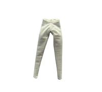 Perfeclan Calze Lunghe Mini per Action Figure Femminili in 1:12, morbide, Decorative, per Bambole, Accessori Eleganti, Adatte a Modelli da 6 Pollici, Bianco