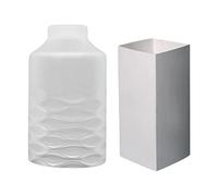 Perfeclan Candela in Silicone Resina Epossidica Colata Fai da Te per Decorazioni per La Casa di Compleanno al Cioccolato, Stile C