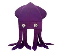 Perfeclan Cappello a Forma di Polpo, Divertente e ingannevole, Ideale Come Regalo di Compleanno, Carnevale e FESTIVITÀ, Viola