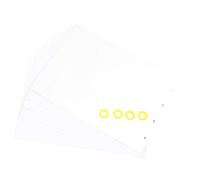 Perfeclan Carta cartoncino Bianca, quaderno per Scrapbooking, Pittura, Album per Bambini, Carta da Disegno, Artigianale, Bianco con 4 Anelli