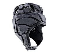 Perfeclan Casco Protettivo da Portiere di Calcio da Rugby Imbottito in Eva Regolabile, Casco Protettivo per La Testa Morbida per Bambini, Giovani E Adulti Unise - Nero L
