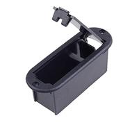 perfeclan Caso di Batteria Da 9V per Chitarra Bassi Pickup, Nero, 80x30mm