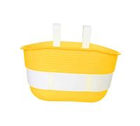 Perfeclan Cestino per Bici per Bambini Cestino per Bicicletta per Bambini Cestino per Bici Multifunzione Cestino per Manubrio per Equitazione Ciclismo, Giallo