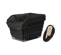 Perfeclan Cestino portaoggetti per Bicicletta, Contenitore portaoggetti Portatile per con Borsa Interna, Cestino portabici per Shopping e Passeggiate, Style a