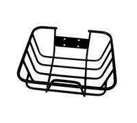 Perfeclan Cesto Anteriore della Bici, Cestino del Carico in Bicicletta, Facile Installazione del Cesto di Stoccaggio in Bicicletta per la Guida, Nero, Ferro, Montaggio su Manubrio