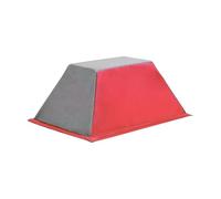 Perfeclan Cheerleading Balance Train Train Stabile Home Gym Training Stand Cheer Flyer Stand per Il condizionamento, Rosso Grigio