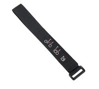 Perfeclan Cinghia per portabici, Cinghia per Bicicletta Pieghevole, compatta Regolabile per Telaio, Ruota Fissa, per Cavi di Alimentazione, Tappetino, Nero