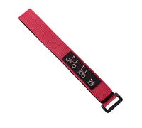 Perfeclan Cinghia per portabici, Cinghia per Bicicletta Pieghevole, compatta Regolabile per Telaio, Ruota Fissa, per Cavi di Alimentazione, Tappetino, Rosso