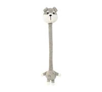 Perfeclan Ciondolo a Forma di Bambola dal Collo Lungo in Peluche, Animale Imbottito, Portachiavi per Zaino per Adulti e Adolescenti, Cane