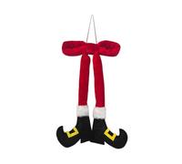 perfeclan Ciondolo per auto con gambe di natalizio, novità, decorazione da appendere con gambe di, ornamenti per dessert, casa, festival,