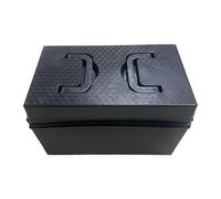 Perfeclan Contenitore per Batteria per, Impermeabile, Professionale, con Maniglia Pieghevole, Scatola per Il Trasporto, portabatterie per