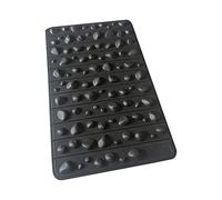 Perfeclan Coperta per massaggio ai piedi Cuscino per marciapiede Cuscino per massaggio in ciottoli imitazione pieghevole pieghevole per soggiorno per