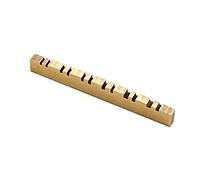 Perfeclan Corde Accessori per dadi per chitarra Dado per chitarra elettrica scanalato Dado pre-intaglio professionale 43mm per sostituzione liutaio strumento a, 12 corde