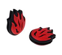 Perfeclan Corde per Ammortizzatori a Vibrazione con Racchetta da Tennis in Silicone 2X, Rosso