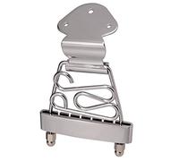 perfeclan Cordiera Deluxe per Chitarra Archtop Semi Cava a 6 Corde, Argento