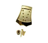 perfeclan Cordiera per mandolino a 8 corde Parti robuste della cordiera tradizionale con viti di montaggio Piastra per corde del mandolino, Oro