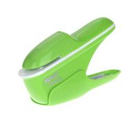 perfeclan Cucitrice senza fori, cucitrice senza punti metallici, utensile manuale per rilegatura, punti metallici, metallici, pinzatrice per volantini, Verde