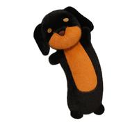 Perfeclan Cuscino da Abbraccio, Bassotto, Peluche, Giocattolo, Cuscino per Divano, Decorazione per la casa, Lungo, Multifunzionale, Carino, Regalo di, Nero