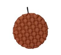Perfeclan Cuscino Gonfiabile Pieghevole, Versatile, Impermeabile, Anti-umidità, Portatile, per Picnic, Aereo, Ufficio, Campeggio, Rosso Marrone