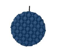Perfeclan Cuscino Gonfiabile Pieghevole, Versatile, Impermeabile, Anti-umidità, Portatile, per Picnic, Aereo, Ufficio, Campeggio, Blu Scuro