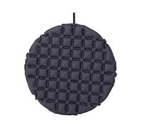 Perfeclan Cuscino Gonfiabile Pieghevole, Versatile, Impermeabile, Anti-umidità, Portatile, per Picnic, Aereo, Ufficio, Campeggio, Grigio Scuro