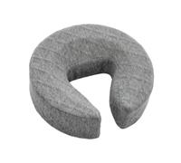 perfeclan Cuscino per il viso, cuscino ergonomico in memory foam confortevole, poggiatesta massaggiante per letti di casa, ufficio, dormire a pancia in giù e, Grigio Scuro