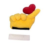 Perfeclan Decorazioni per caschi da, Ornamenti, Accessori Decorativi per Cartoni Animati, Accessori per Ciclismo, per, Arrampicata, Copricapo, Cuore