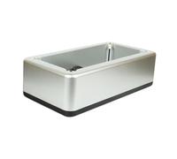 perfeclan Distributore di coperture per scarpe automatiche, proteggere il pavimento T fibbia intelligente Macchina di copertura automatica delle scarpe, Argento